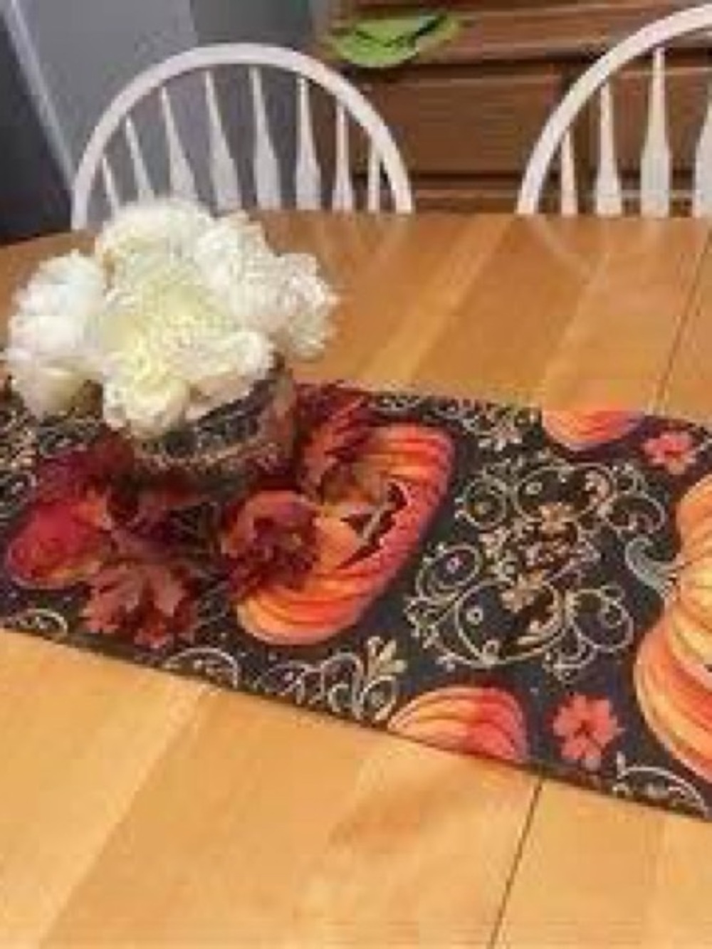 HALLOWEEN WOVEN TABLE RUNNER